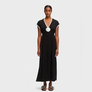 Sleeper Genus Rose Satin Dress XS